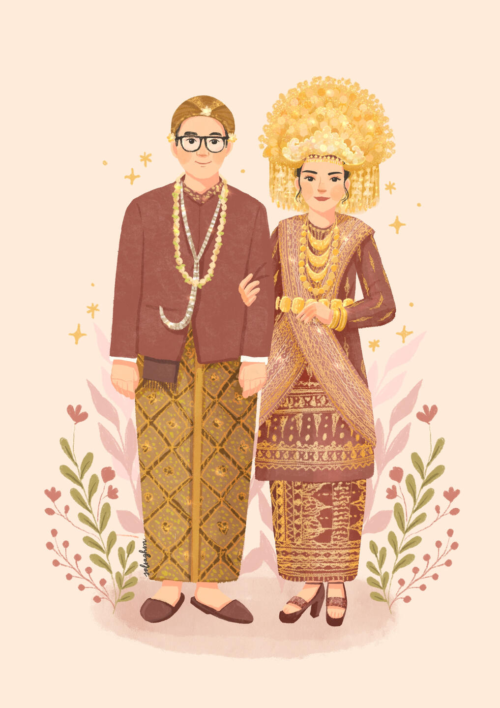 Couple Full Body Simple Background Couple Full Body Simple Background